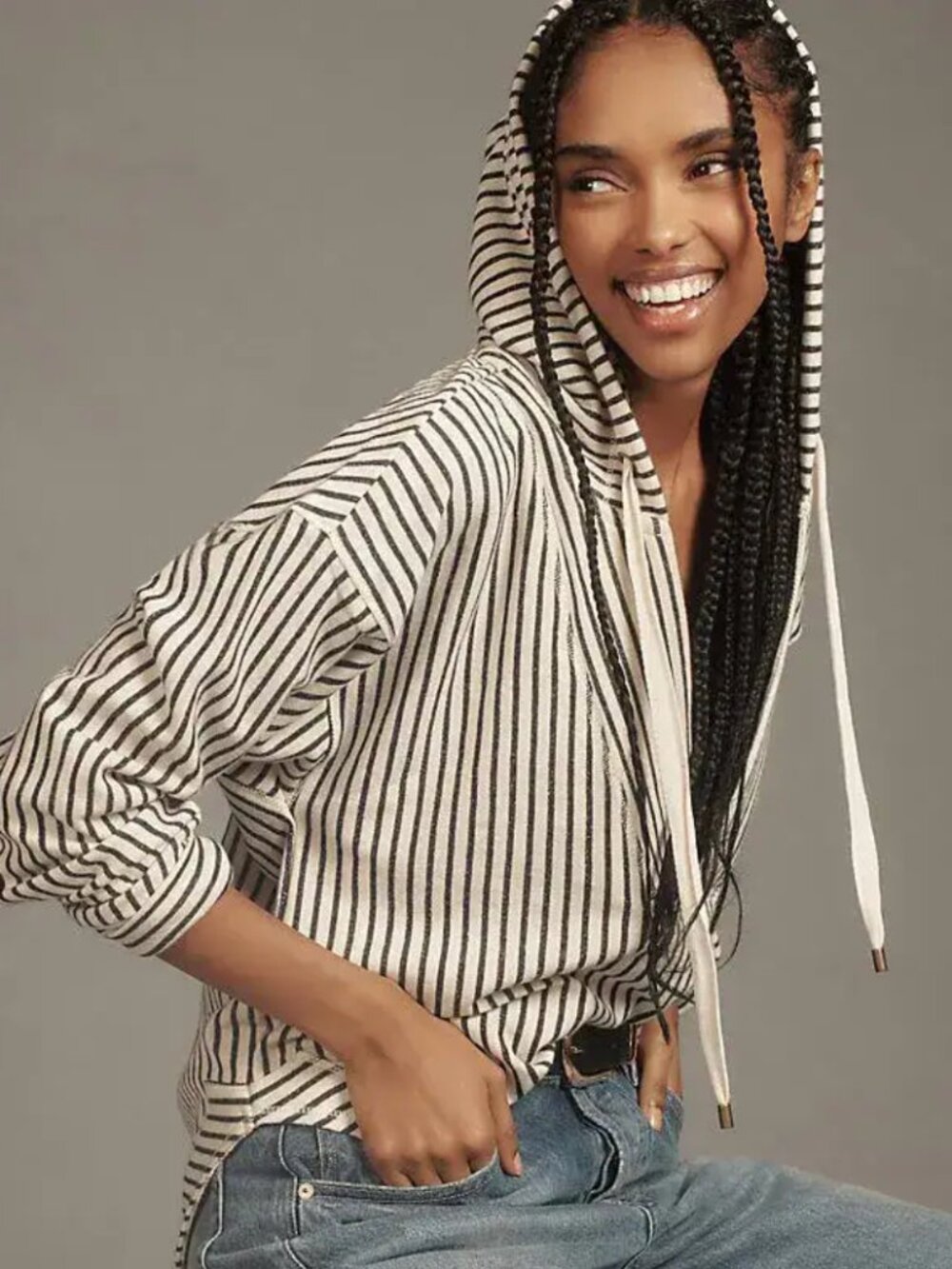 Pilcro Anthropologie | Wharfside Hooded Sweatshirt Sz XS